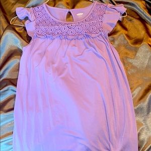 Girls purple 10/12 long tank